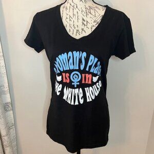 A Woman's Place is in the White House V-neck T-shirt